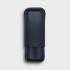 Recife Chesterfield Culture Space Blue Leather Cigar Case - 2 Cigar Capacity
