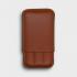 Recife Chesterfield Culture Totally Nuts Leather Cigar Case - 3 Cigar Capacity