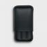 Recife Chesterfield Culture Black Dahlia Leather Cigar Case - 3 Cigar Capacity