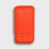 Recife Chesterfield Culture Orange Blossom Leather Cigar Case - 3 Cigar Capacity
