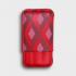 Recife Urbaine Poppy Red Leather Cigar Case - 3 Cigar Capacity