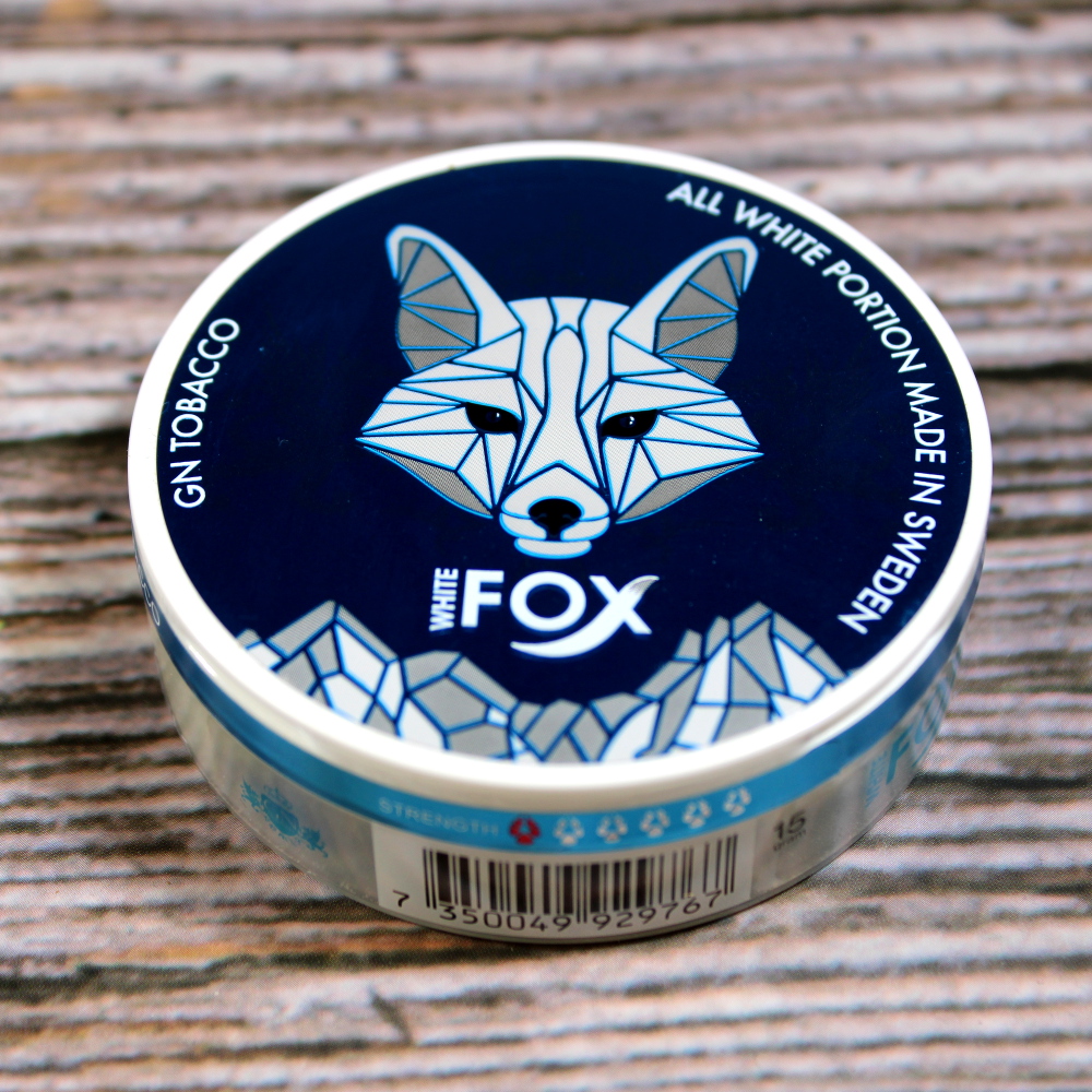 White Fox 1 Paw Nicotine Pouch - 1 Tin