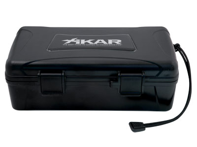 Xikar Travel Waterproof Case Humidor Black - 10 cigars capacity