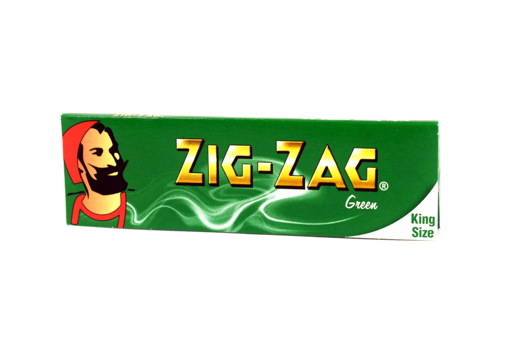 Zig Zag Rolling Papers King Size Green Box Of 50 Books 